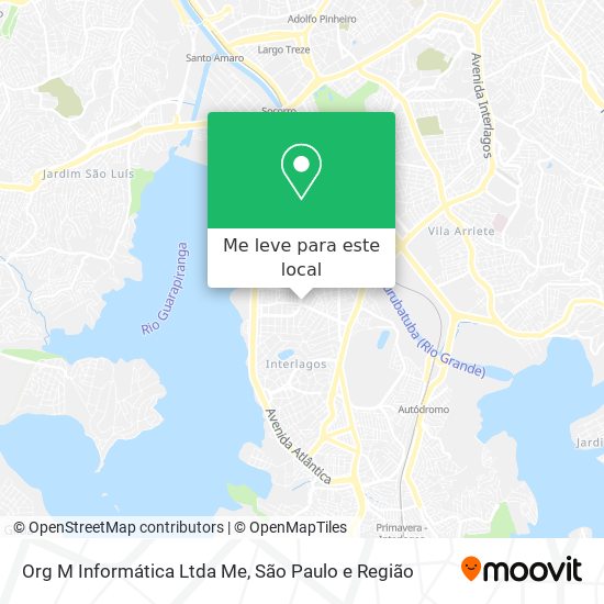 Org M Informática Ltda Me mapa