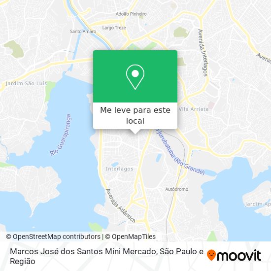 Marcos José dos Santos Mini Mercado mapa