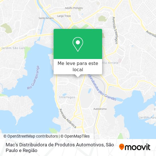 Mac's Distribuidora de Produtos Automotivos mapa