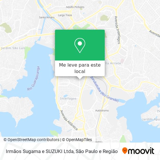 Irmãos Sugama e SUZUKI Ltda mapa