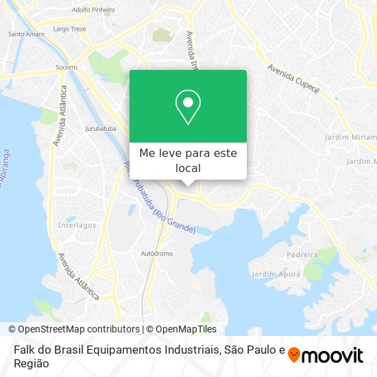 Falk do Brasil Equipamentos Industriais mapa