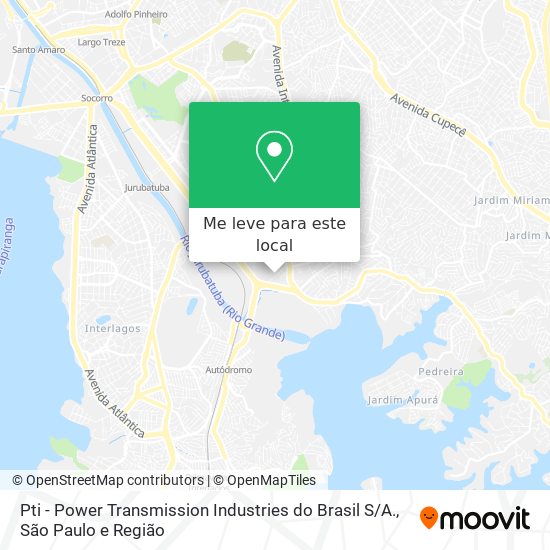 Pti - Power Transmission Industries do Brasil S / A. mapa