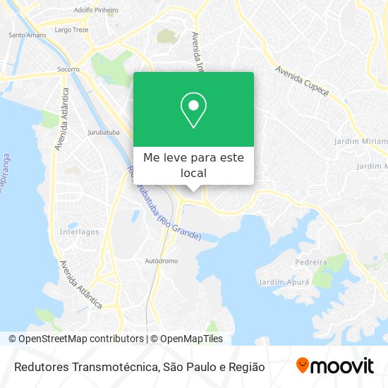 Redutores Transmotécnica mapa