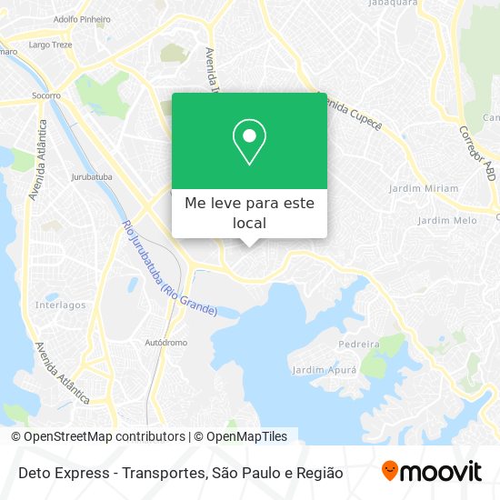 Deto Express - Transportes mapa