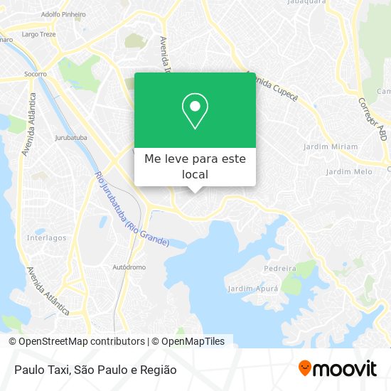 Paulo Taxi mapa