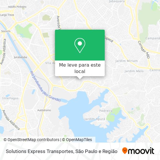 Solutions Express Transportes mapa