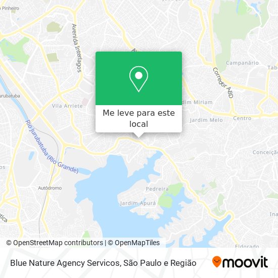 Blue Nature Agency Servicos mapa