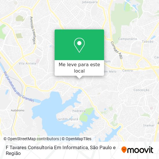 F Tavares Consultoria Em Informatica mapa