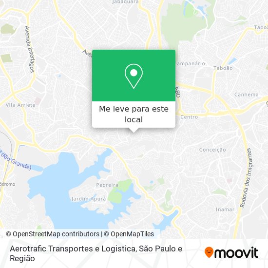 Aerotrafic Transportes e Logistica mapa