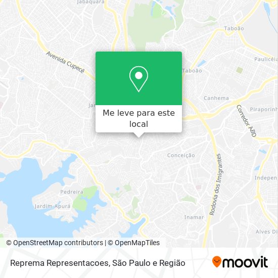 Reprema Representacoes mapa