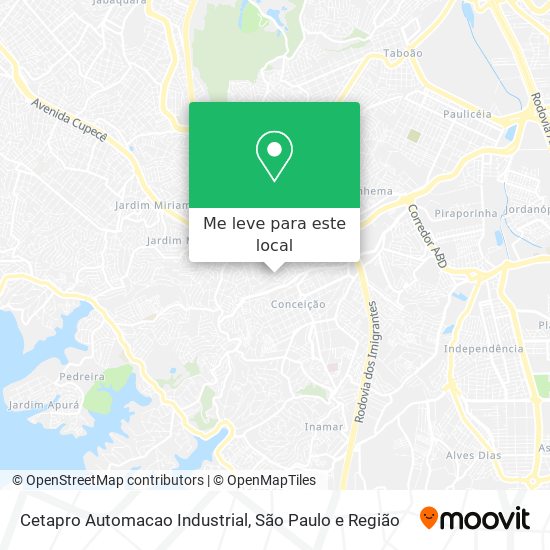 Cetapro Automacao Industrial mapa