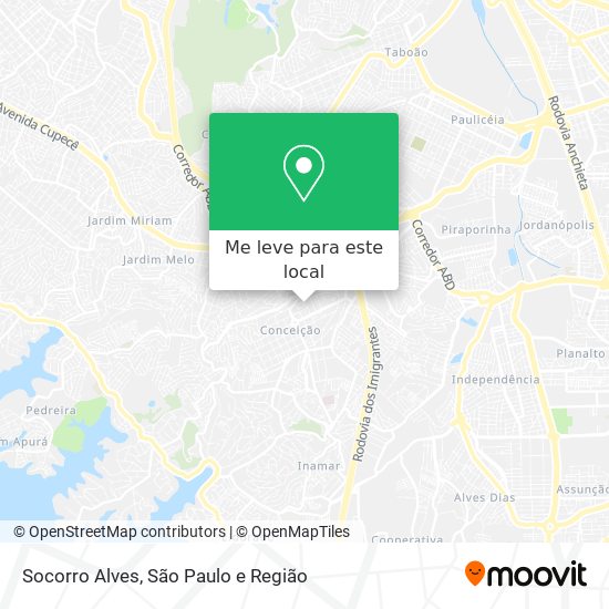 Socorro Alves mapa
