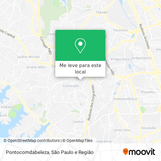 Pontocomdabeleza mapa