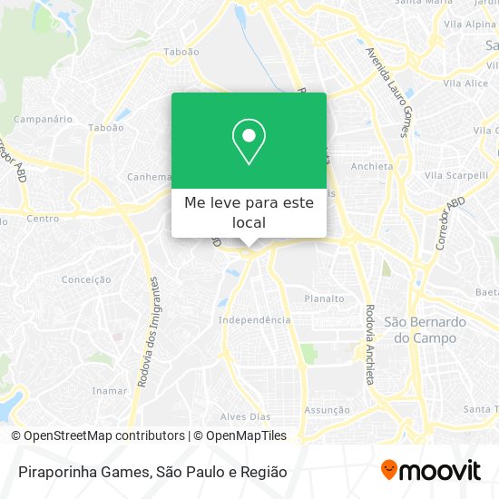 Piraporinha Games mapa