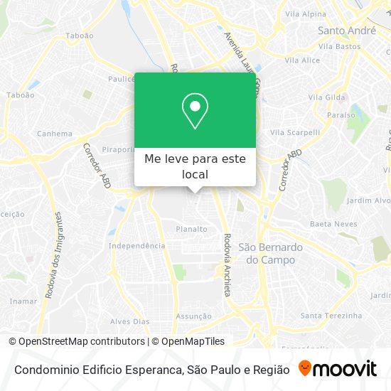 Condominio Edificio Esperanca mapa