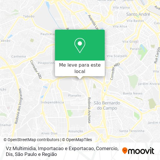 Vz Multimidia, Importacao e Exportacao, Comercio, Dis mapa