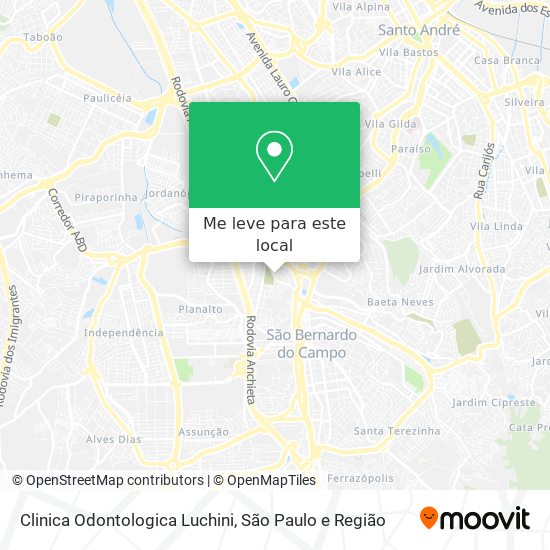 Clinica Odontologica Luchini mapa