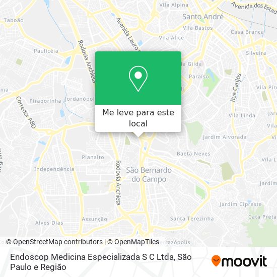 Endoscop Medicina Especializada S C Ltda mapa