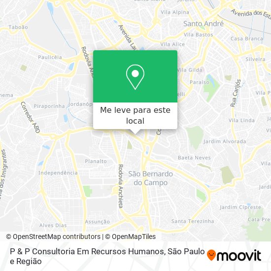 P & P Consultoria Em Recursos Humanos mapa