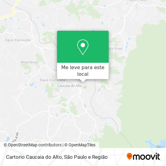 Cartorio Caucaia do Alto mapa