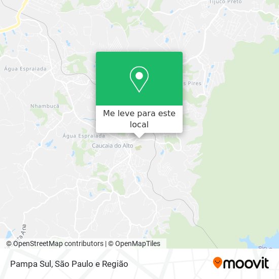 Pampa Sul mapa