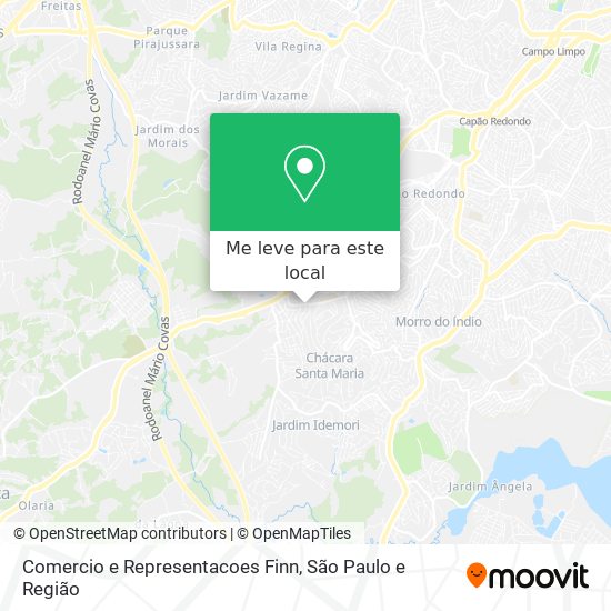 Comercio e Representacoes Finn mapa