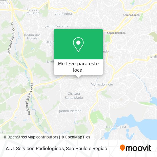 A. J. Servicos Radiologicos mapa