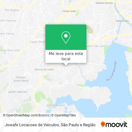 Jowafe Locacoes de Veiculos mapa