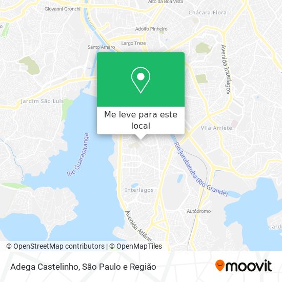 Adega Castelinho mapa