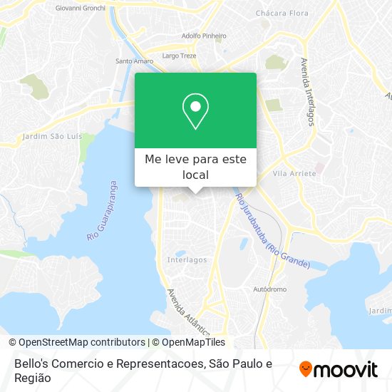 Bello's Comercio e Representacoes mapa