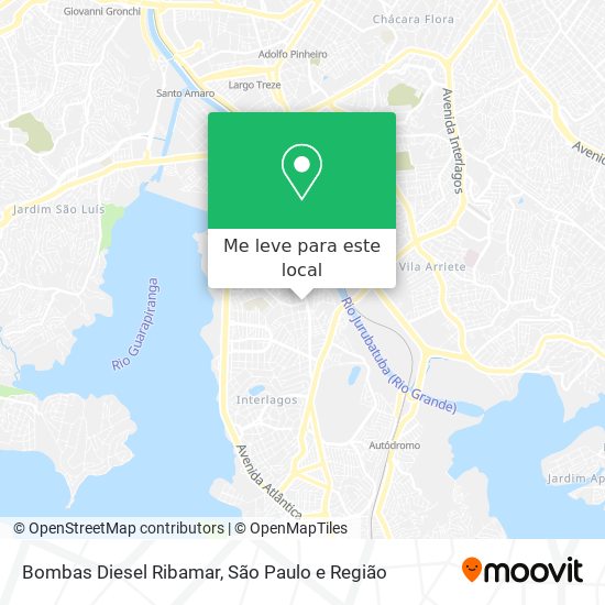 Bombas Diesel Ribamar mapa