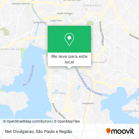 Net Divulgacao mapa