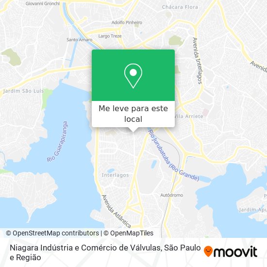Niagara Indústria e Comércio de Válvulas mapa