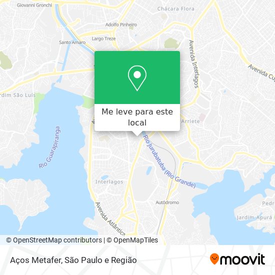 Aços Metafer mapa