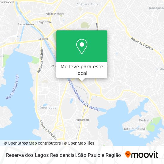 Reserva dos Lagos Residencial mapa