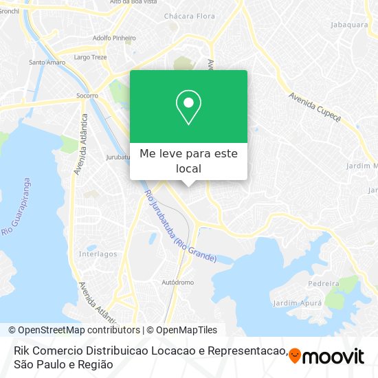 Rik Comercio Distribuicao Locacao e Representacao mapa