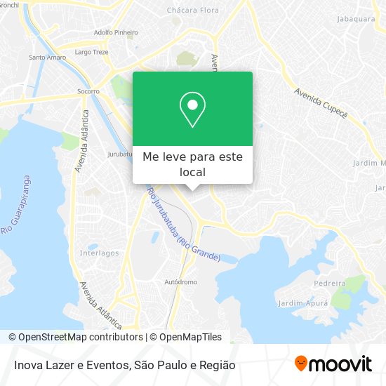 Inova Lazer e Eventos mapa