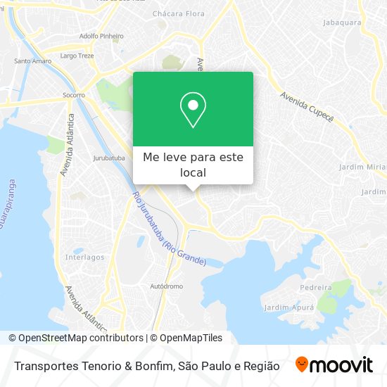 Transportes Tenorio & Bonfim mapa