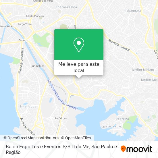 Balon Esportes e Eventos S / S Ltda Me mapa