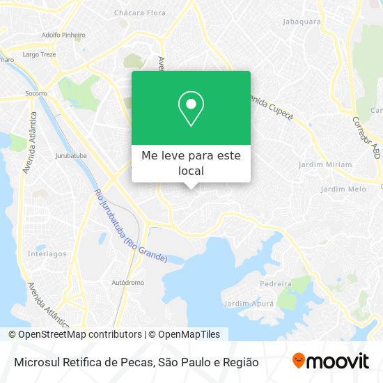 Microsul Retifica de Pecas mapa