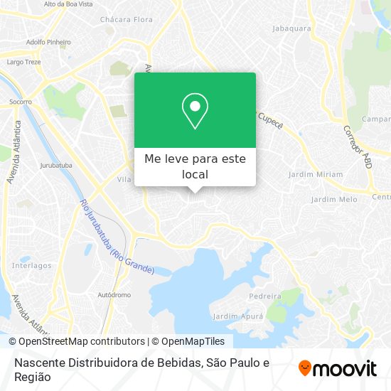 Nascente Distribuidora de Bebidas mapa