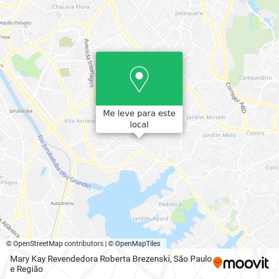 Mary Kay Revendedora Roberta Brezenski mapa