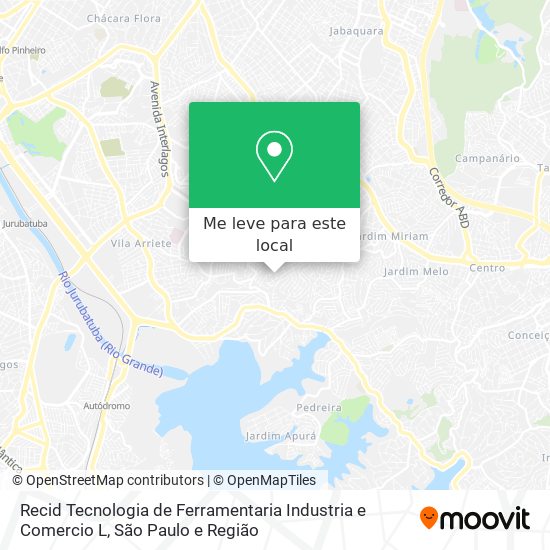 Recid Tecnologia de Ferramentaria Industria e Comercio L mapa