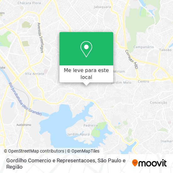 Gordilho Comercio e Representacoes mapa