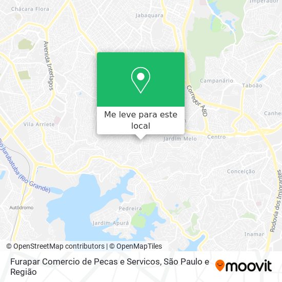 Furapar Comercio de Pecas e Servicos mapa