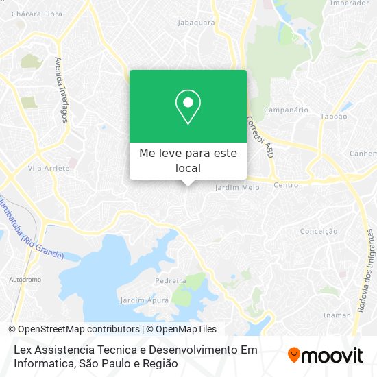 Lex Assistencia Tecnica e Desenvolvimento Em Informatica mapa