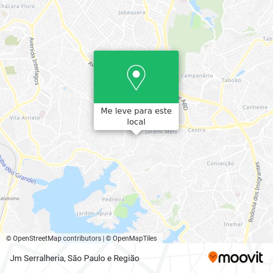 Jm Serralheria mapa