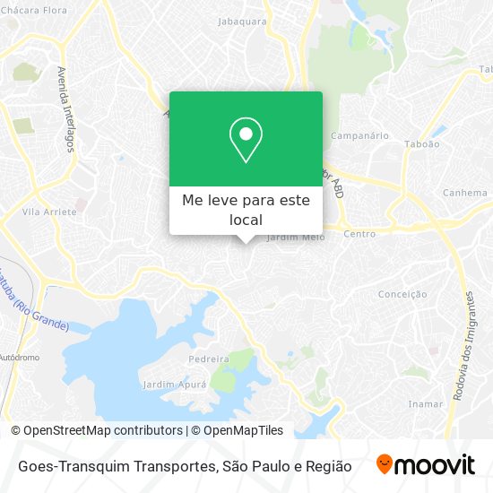 Goes-Transquim Transportes mapa