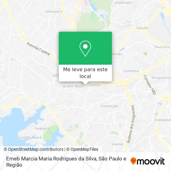 Emeb Marcia Maria Rodrigues da Silva mapa