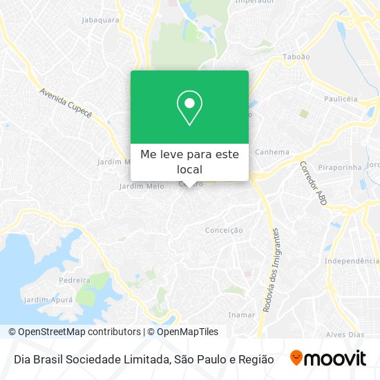 Dia Brasil Sociedade Limitada mapa